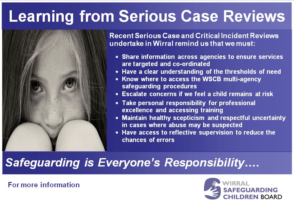 Case Reviews Wirral Safeguarding Children Partnership