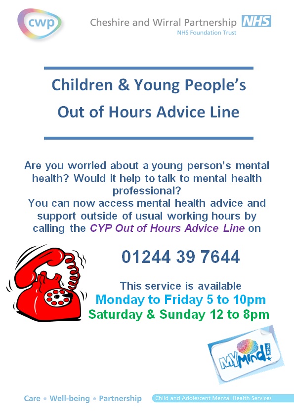 New Out Of Hours Mental Health Advice Line - Wirral Safeguarding ...